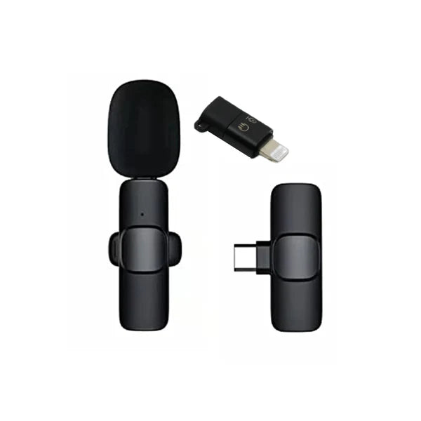 6-in-1 Mobile Content Creator Combo Kit | LED Light, Wireless Mic, Selfie Stick, Tripod, Head Mount & Fisheye Lens