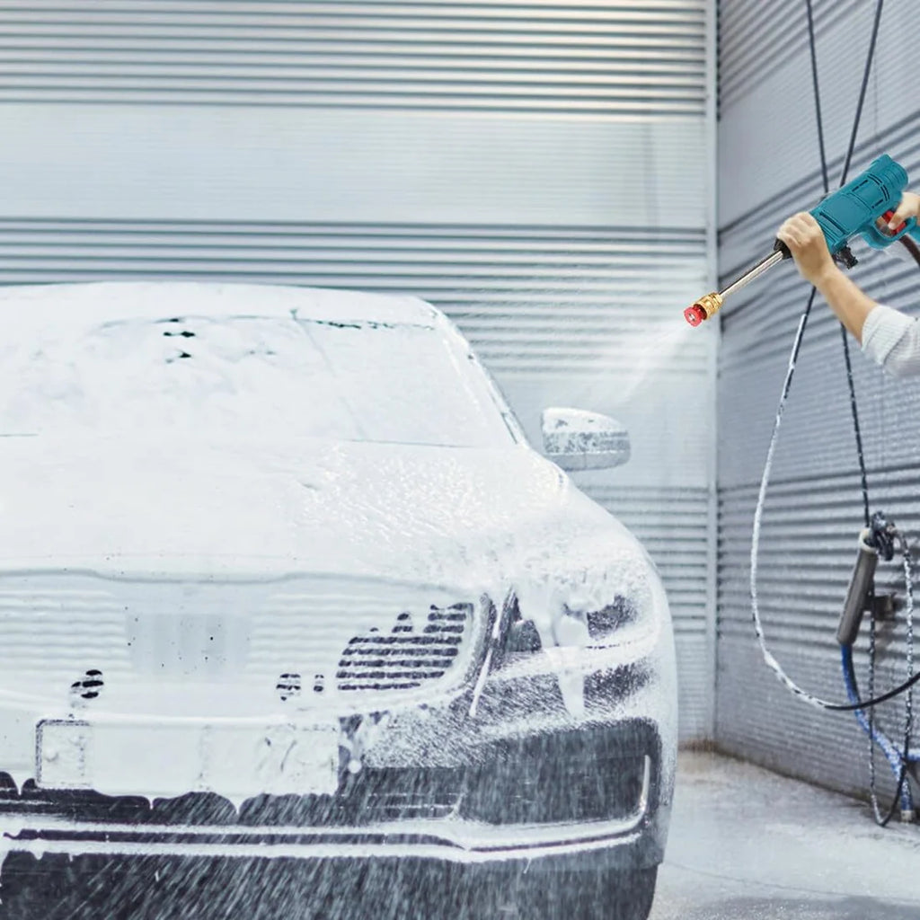 Wireless Car Washer Kit with 98V Battery for Car and Bike