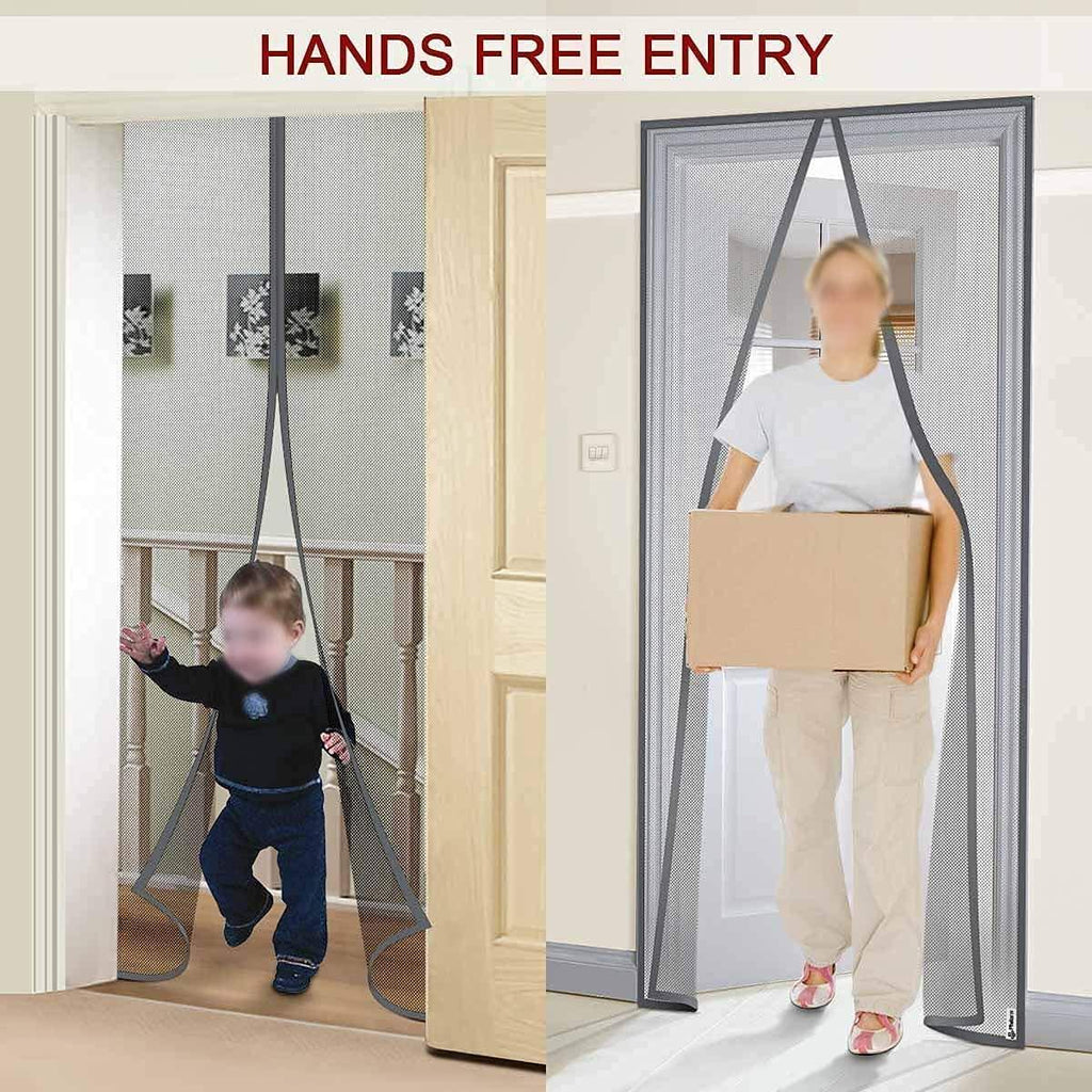 Mesh Screen Net Home Magnetic Foldable Anti Mosquito Door Curtains