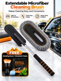 Buy Extendable Microfiber Cleaning Brush (Duster) And Get Car Detailing Brush and Windshield Cleaning Tablets Worth Rs. 599/- FREE!! New Offer